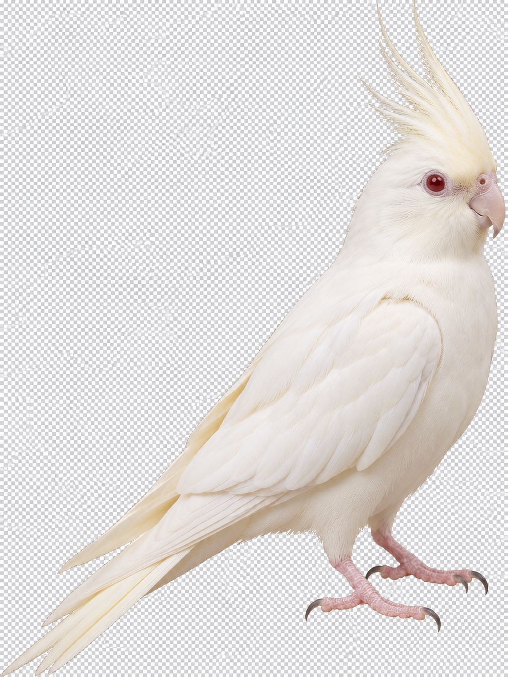 Cockatiel - Albino - Parent Reared not Tame