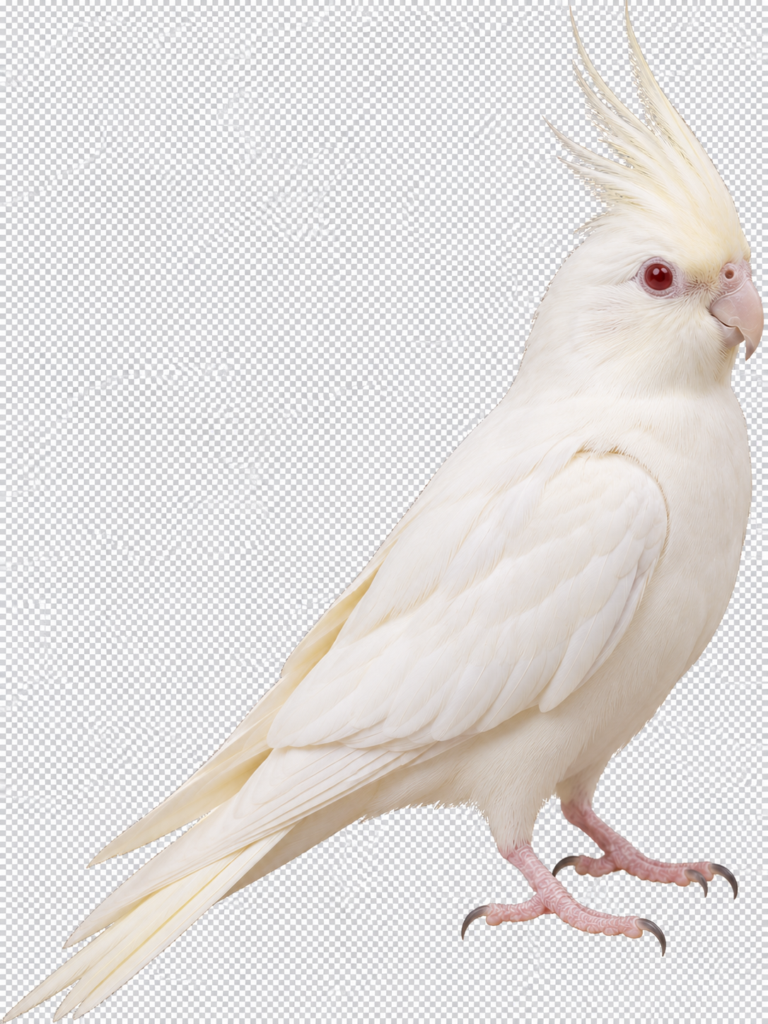 Cockatiel - Albino - Parent Reared not Tame