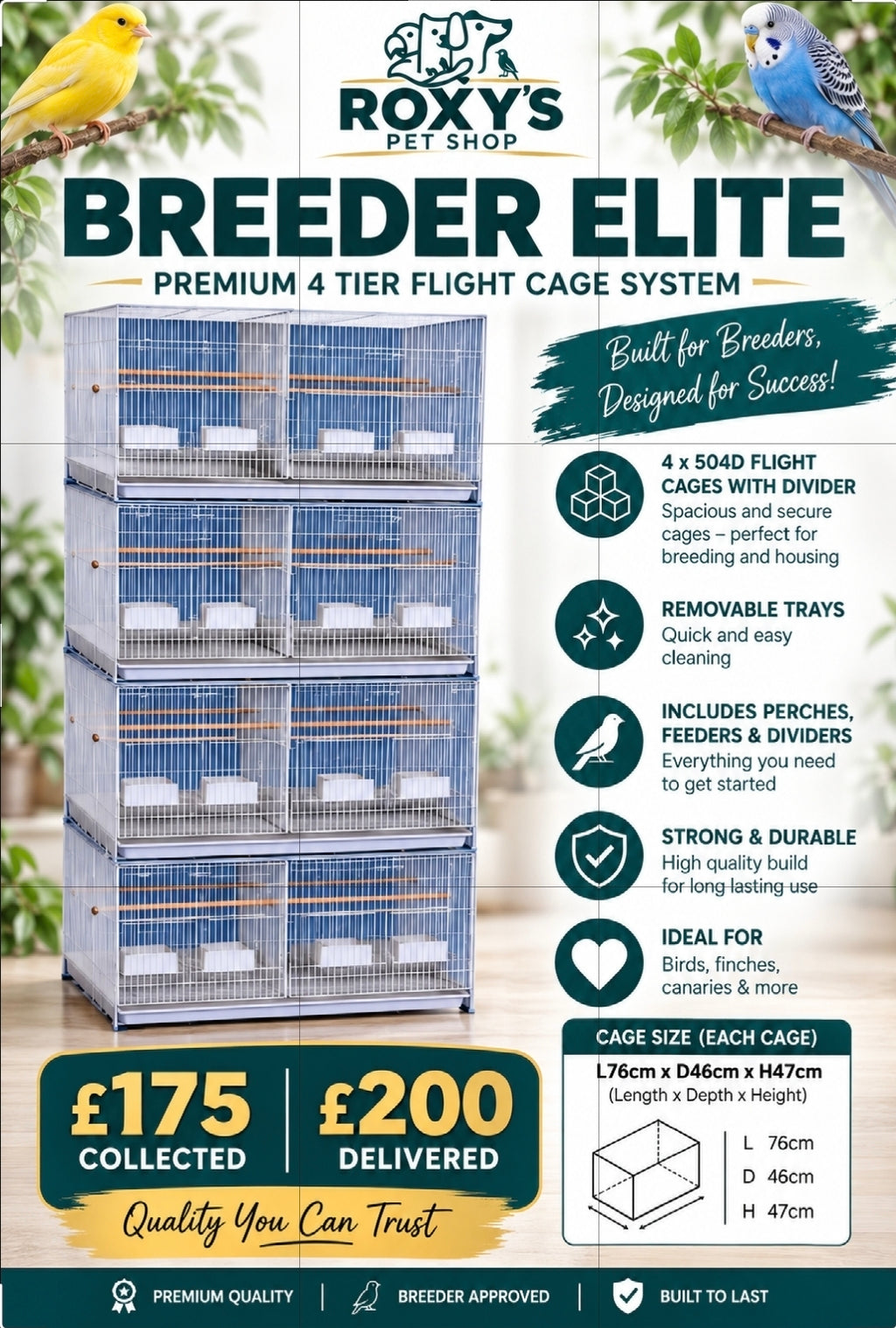 Roxy's Breeder Elite - Breeding Cages
