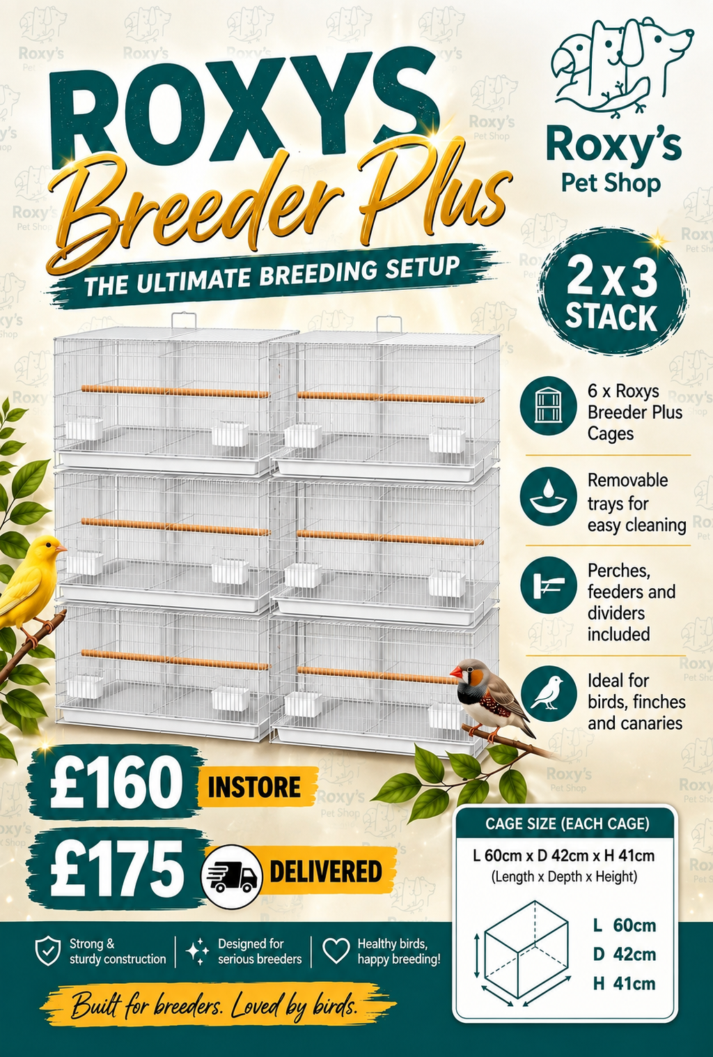 Roxys Breeder Plus - Breeding Cages