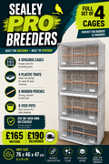 Roxy's Pro Sealey Breeder - Breeding Cages